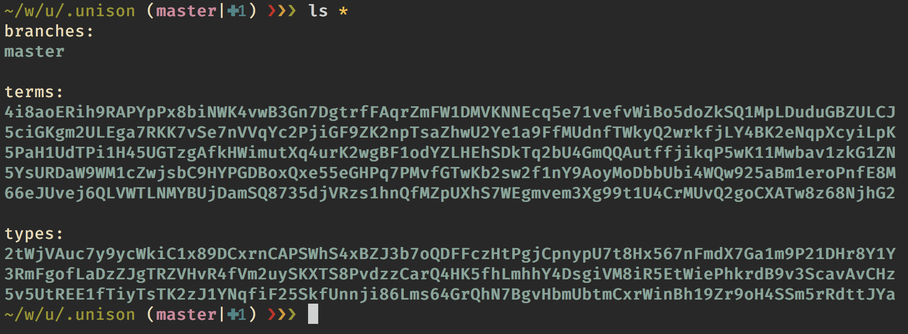 Unison codebase structure